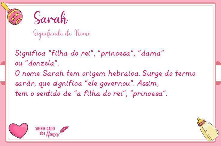Sarah