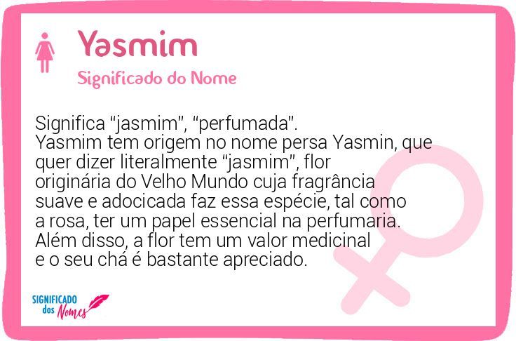 Yasmim