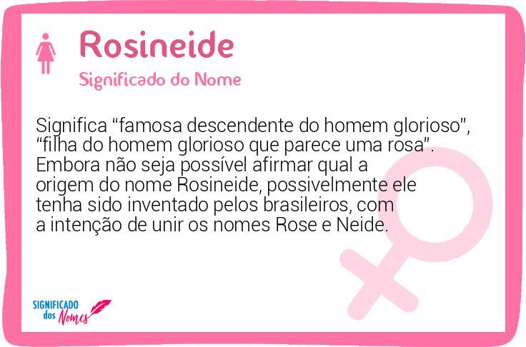 Rosineide
