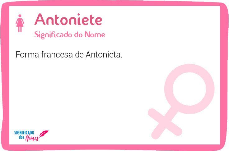 Antoniete