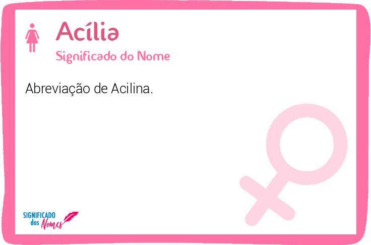 Acília