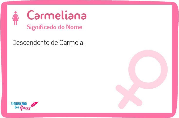 Carmeliana